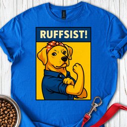 Labrador Rosie The Riverter T Shirt Gift For Dog Lover