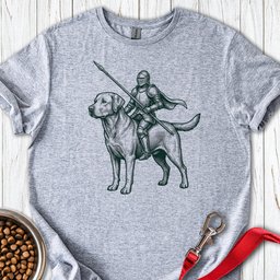 Labrador Knight T Shirt Gift For Dog Lover
