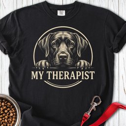 Labrador Therapist Premium Tee Gift For Dog Lover