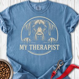 Labrador Therapist Premium Tee Gift For Dog Lover