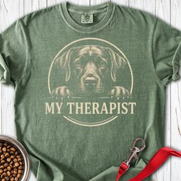 Labrador Therapist Premium Tee Gift For Dog Lover