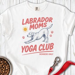 Labrador Yoga Club Premium Tee Gift For Dog Lover