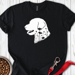 Lagotto Flowers T Shirt Gift For Dog Lover