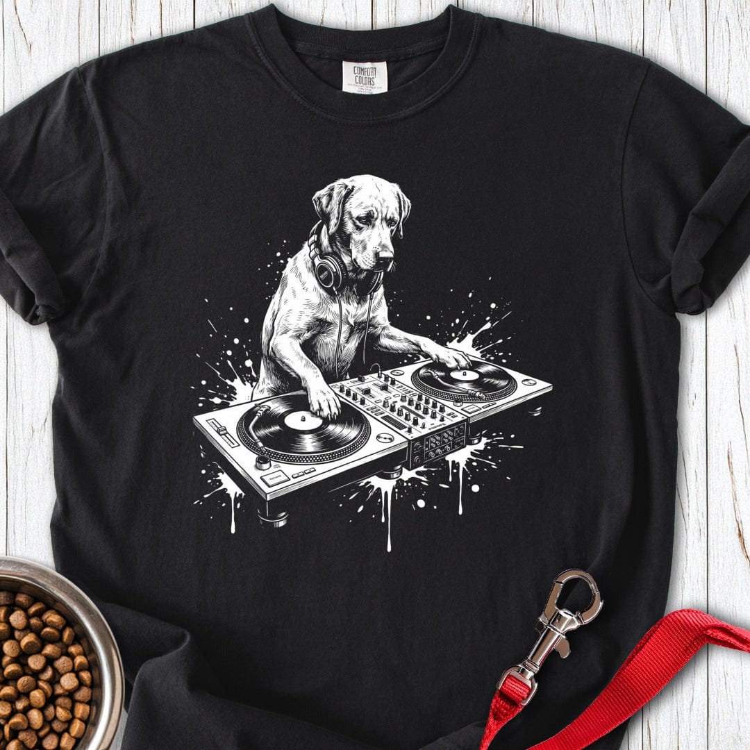 Labrador DJ Premium Tee Gift For Dog Lover