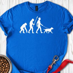 Labrador Evolution Walking T Shirt Gift For Dog Lover
