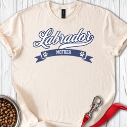 Labrador Mother Baseball Style T Shirt Gift For Mom