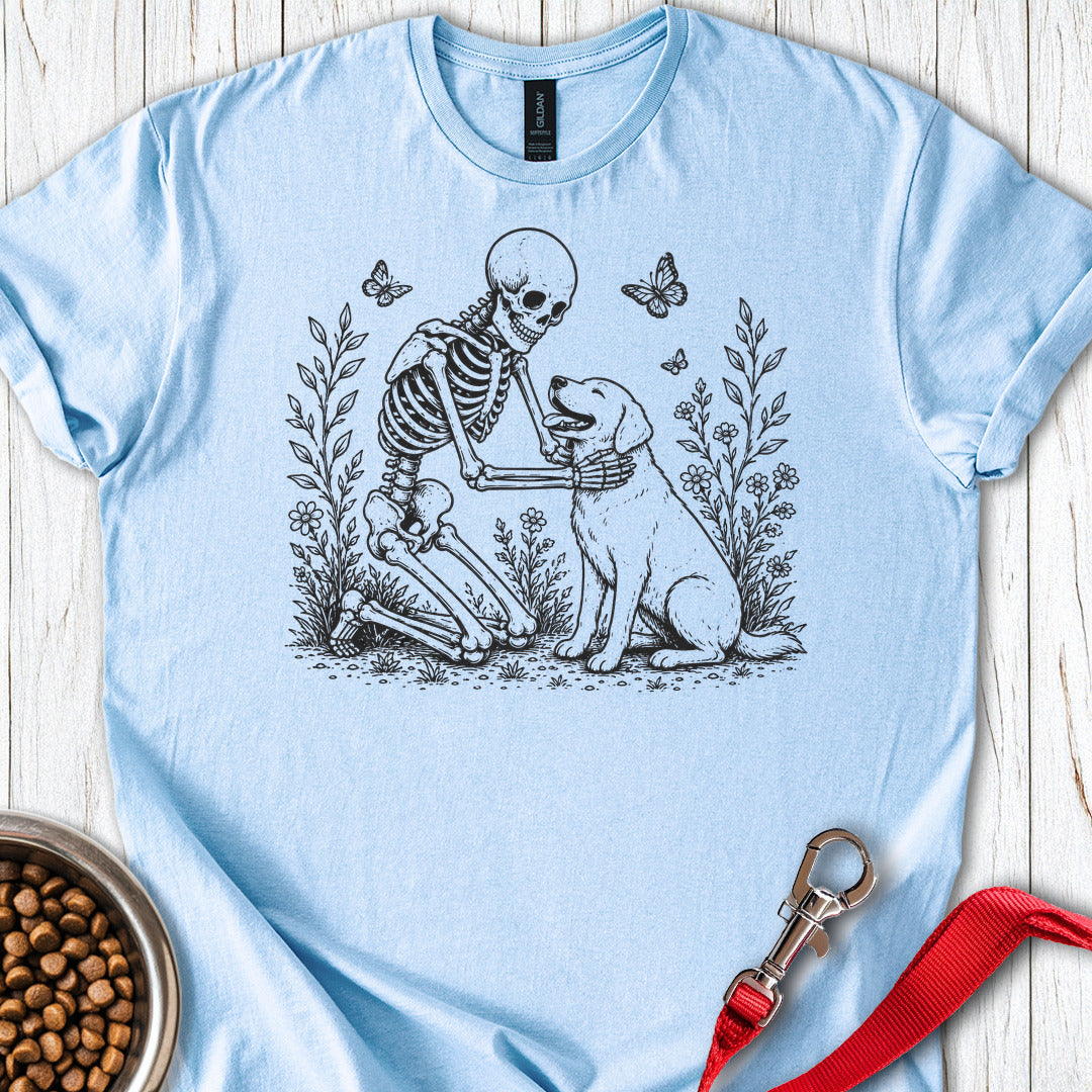 Labrador Skeleton Halloween T Shirt Gift For Dog Lover