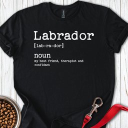 Labrador Dictionary T Shirt Gift For Dog Lover