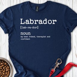 Labrador Dictionary T Shirt Gift For Dog Lover