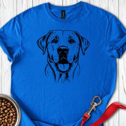 Labrador Portrait Graphic T Shirt Gift For Dog Lover