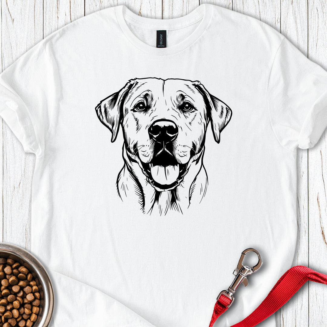 Labrador Portrait Graphic T Shirt Gift For Dog Lover
