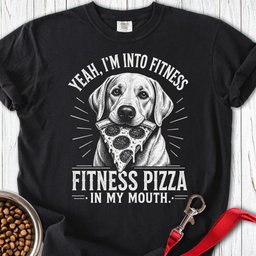 Labrador Food Lover Premium Tee Gift For Dog Lover
