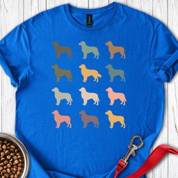Labrador Silhouettes T Shirt Gift For Dog Lover