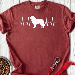 Leonberger Heartbeat Premium Tee Gift For Dog Lover