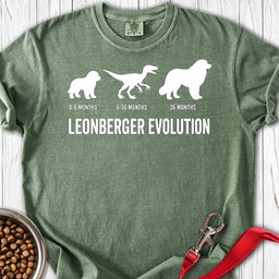 Leonberger Evolution Premium Tee Gift For Dog Lover