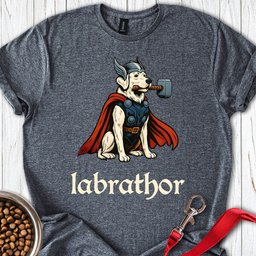 Labrathor White Labrador T Shirt Gift For Dog Lover