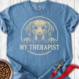 Labrador My Therapist Premium Tee Gift For Dog Lover