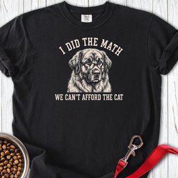Leonberger I Did The Math Premium Tee Gift For Dog Lover