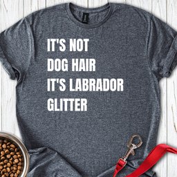 Labrador Glitter T Shirt Gift For Dog Lover