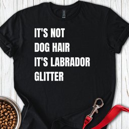 Labrador Glitter T Shirt Gift For Dog Lover
