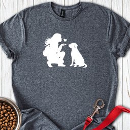 Labrador Girl Love T Shirt Gift For Dog Lover
