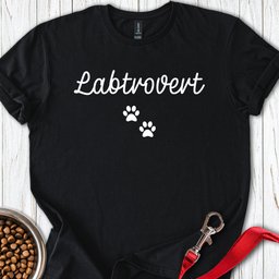 Labtrovert Labrador T Shirt Gift For Dog Lover