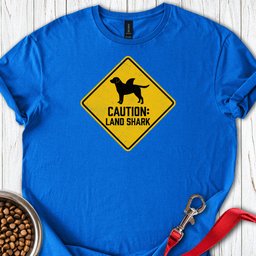Labrador Land Shark T Shirt Gift For Dog Lover