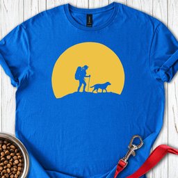 Labrador Hiking T Shirt Gift For Dog Lover
