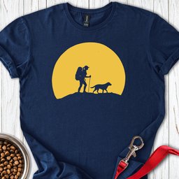 Labrador Hiking T Shirt Gift For Dog Lover