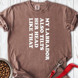 Labrador Tilt Her Head Premium Tee Gift For Dog Lover