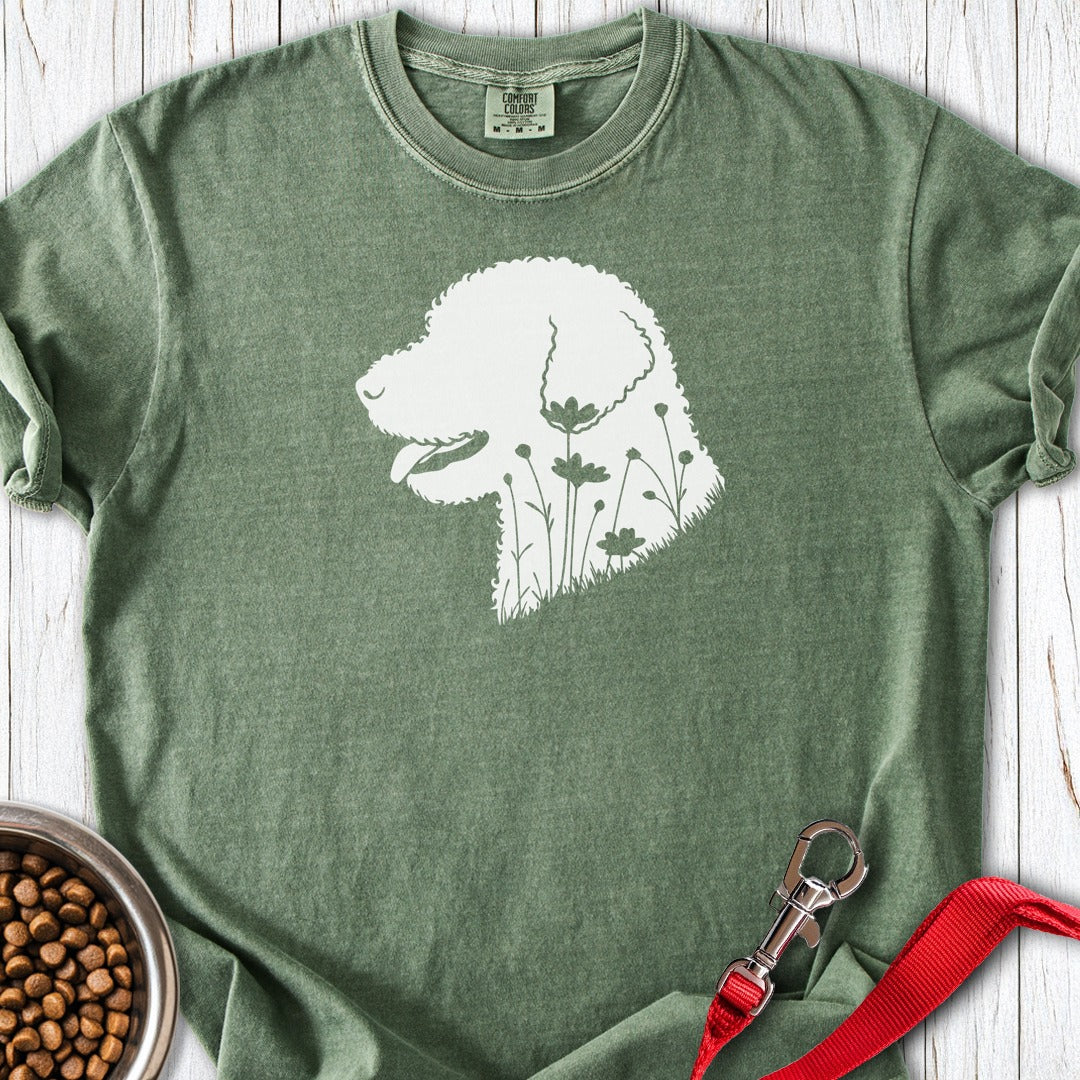 Lagotto Flowers Premium Tee Gift For Dog Lover