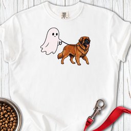 Leonberger Ghost Walk Premium Tee Gift For Dog Lover