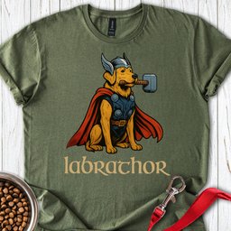 Labrathor T Shirt Gift For Dog Lover