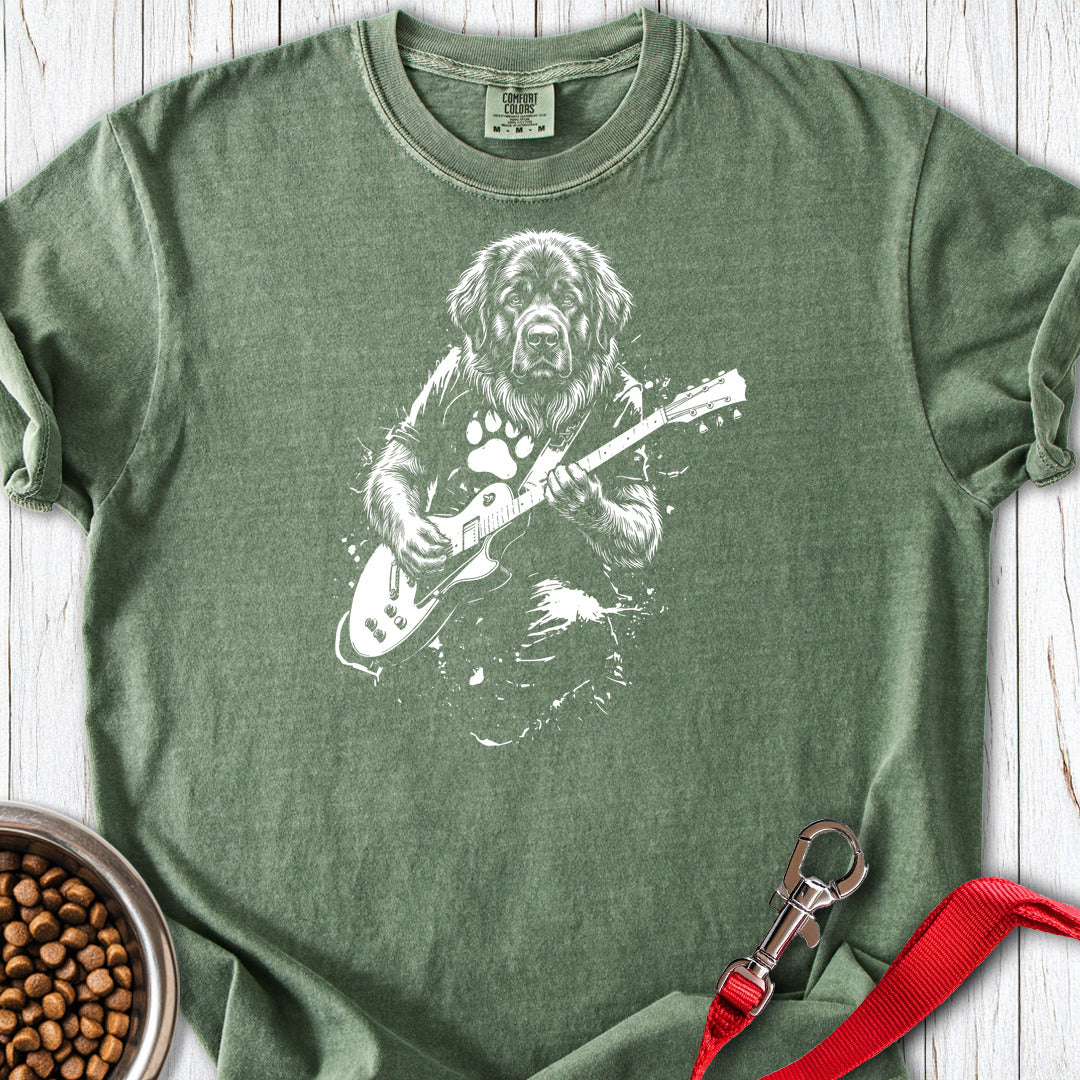 Leonberger Guitar Premium Tee Gift For Dog Lover