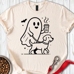 Labrador Halloween Ghost T Shirt Gift For Dog Lover