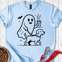Labrador Halloween Ghost T Shirt Gift For Dog Lover