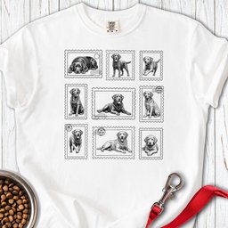 Labrador Stamps Premium Tee Gift For Dog Lover