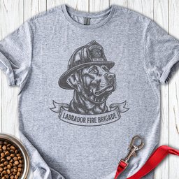 Labrador Fire Dog T Shirt Gift For Dog Lover