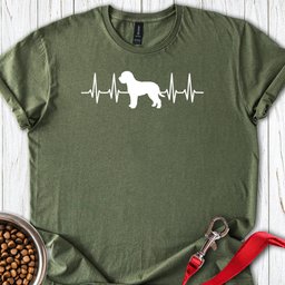 Lagotto Heartbeat T Shirt Gift For Dog Lover
