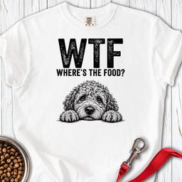 Lagotto Wheres The Food Premium Tee Gift For Dog Lover