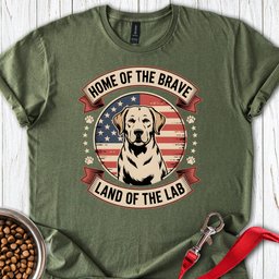 Land Of The Lab T Shirt Gift For Dog Lover