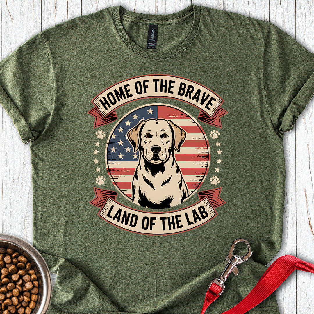 Land Of The Lab T Shirt Gift For Dog Lover