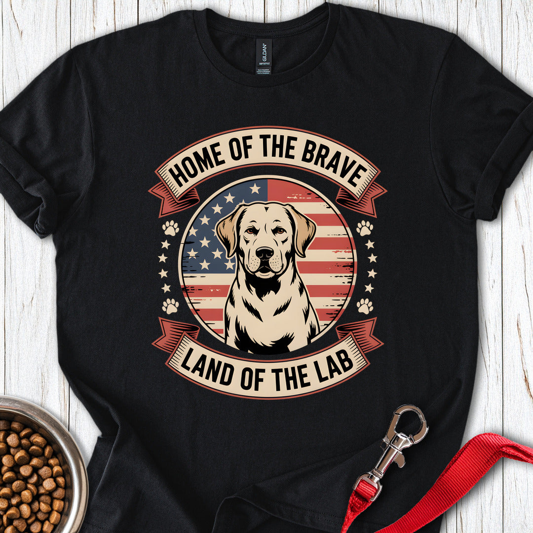 Land Of The Lab T Shirt Gift For Dog Lover