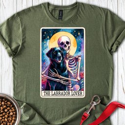 Labrador Tarot Card T Shirt Gift For Dog Lover