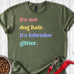Labrador Glitter T Shirt Gift For Dog Lover