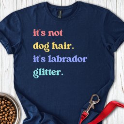 Labrador Glitter T Shirt Gift For Dog Lover
