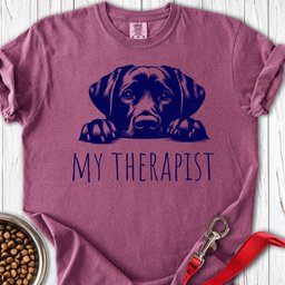 Labrador My Therapist T Shirt Gift For Dog Lover
