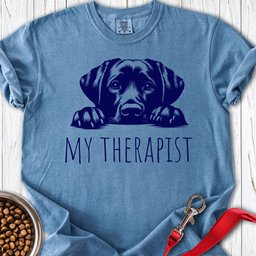 Labrador My Therapist T Shirt Gift For Dog Lover