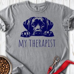 Labrador My Therapist T Shirt Gift For Dog Lover