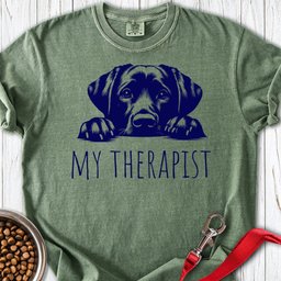Labrador My Therapist T Shirt Gift For Dog Lover